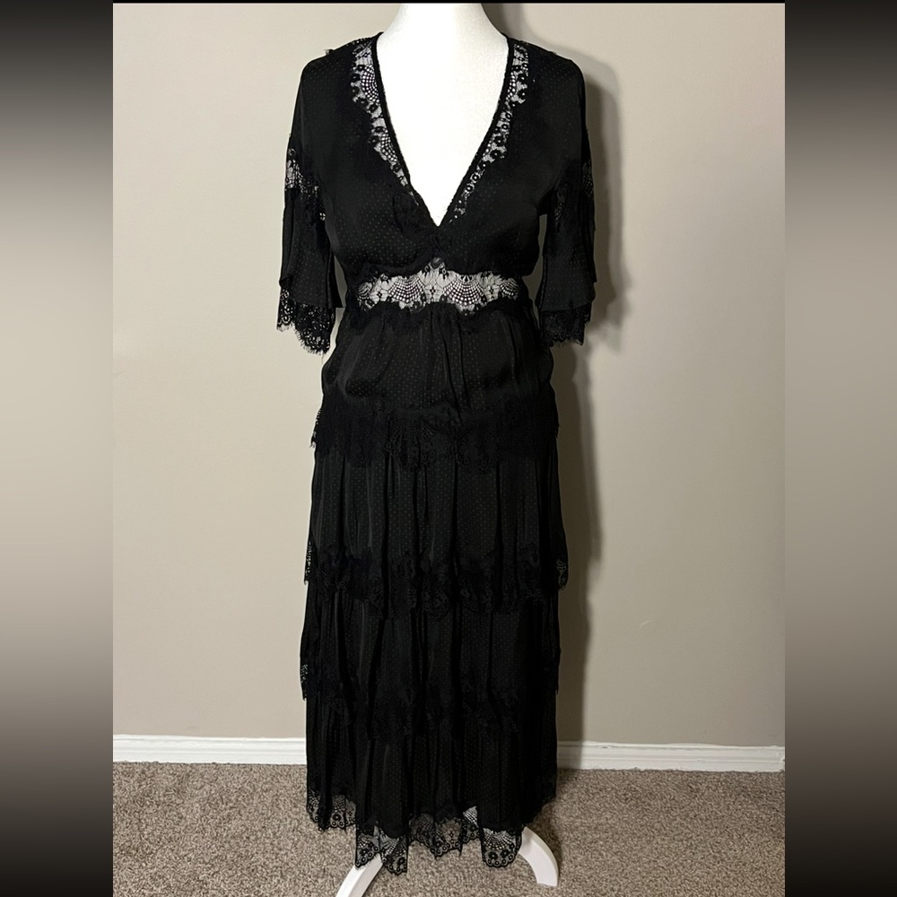 Storia Black Lace Dress